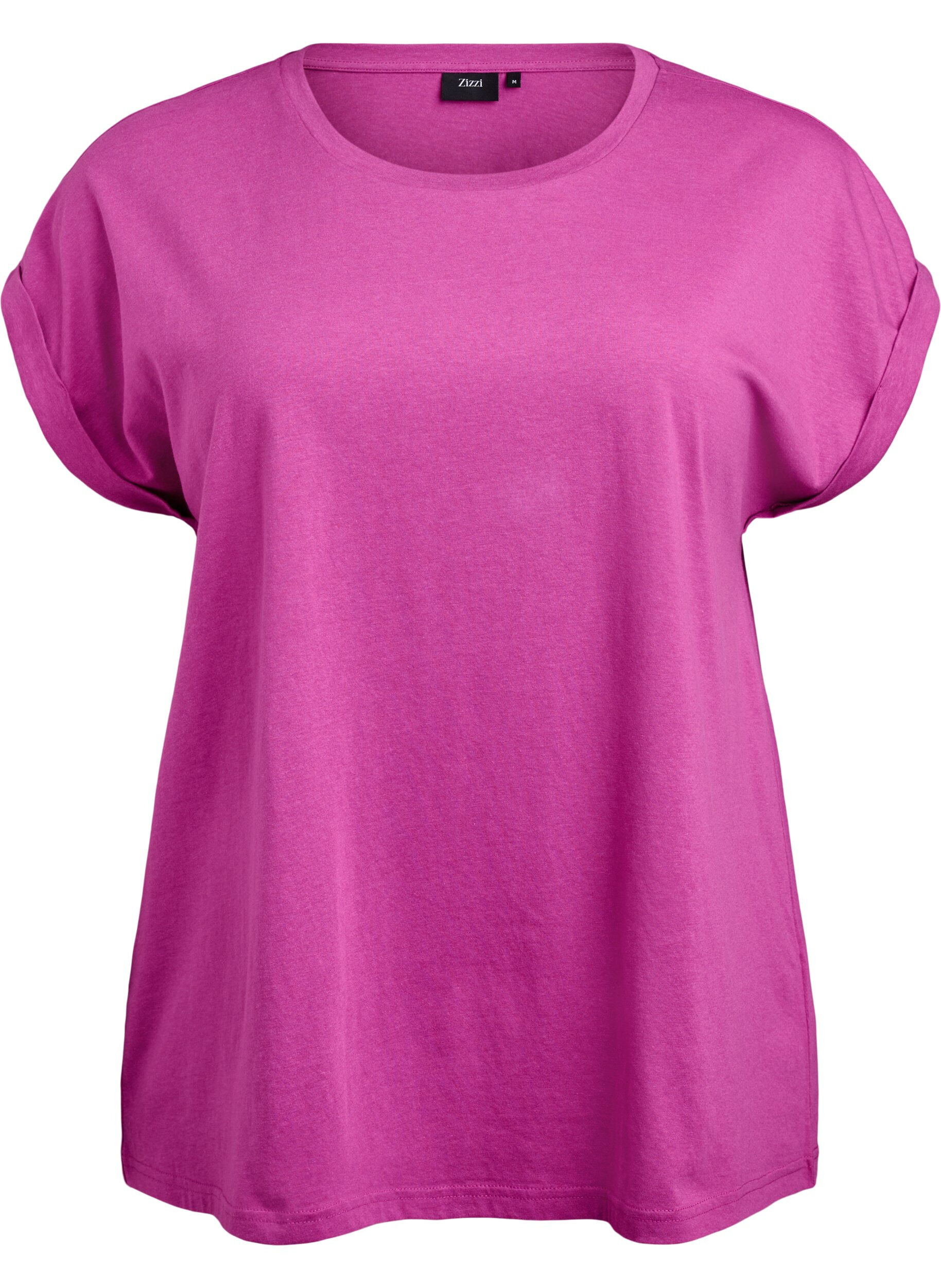 T-shirt &agrave; manches courtes en m&eacute;lange de coton