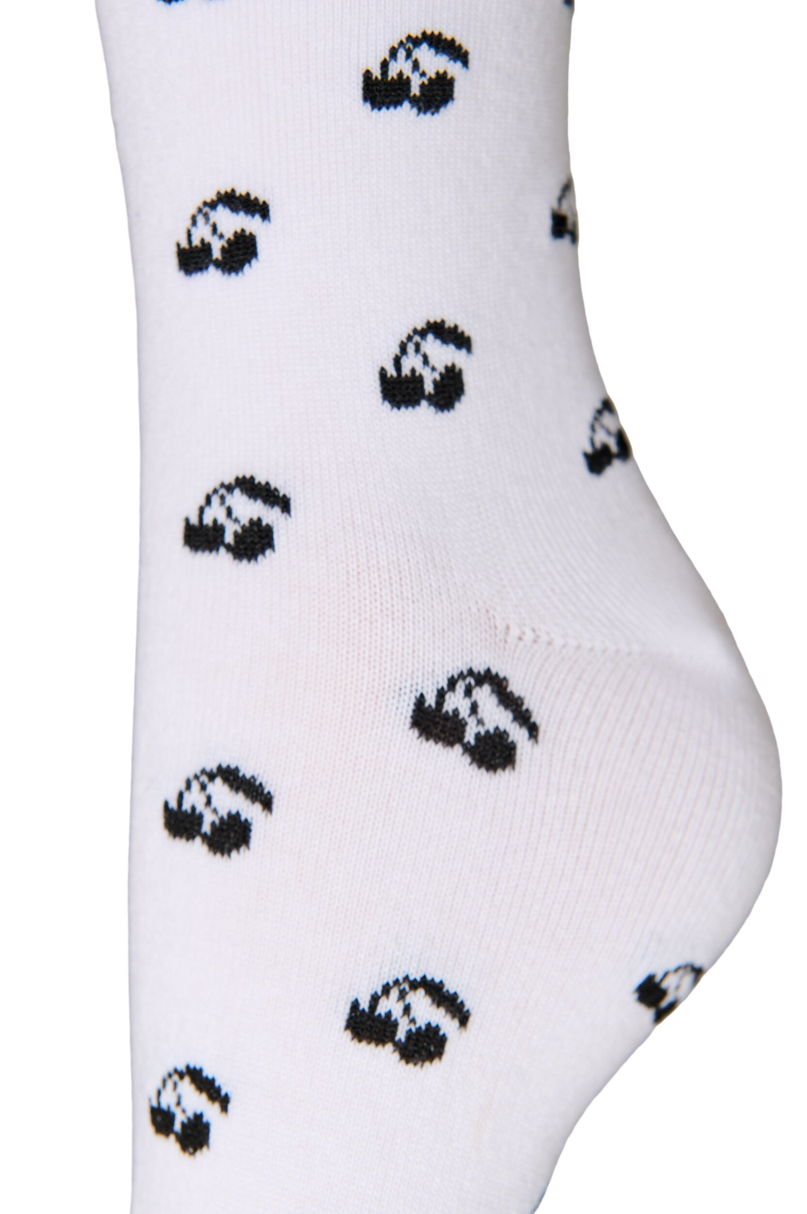 Zizzi Socken aus Baumwolle mit Mustern, Wei&szlig;, Packshot image number 2