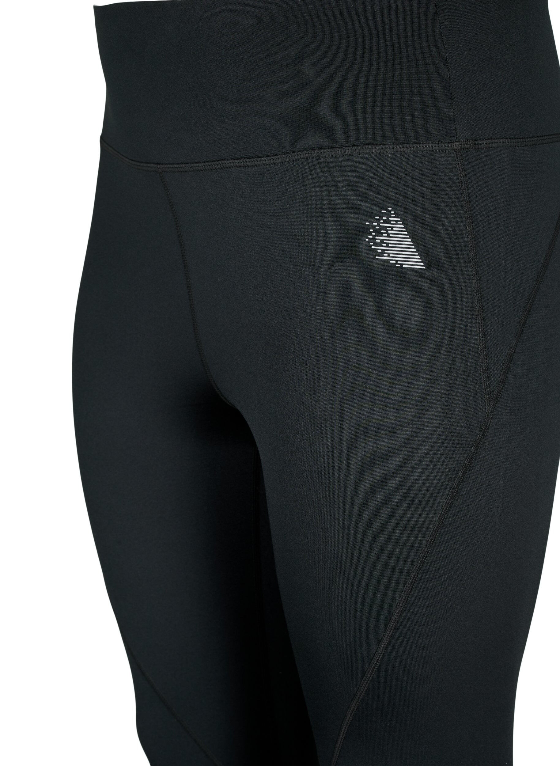 ZizziTrainingstights mit Fleecefutter, Schwarz, Packshot image number 2