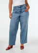 Kiana Straight-Fit-Jeans mit hoher Taille, Blau, Model image number 2