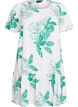 Robe en viscose avec d&eacute;coupe, Vert, Packshot image number 0