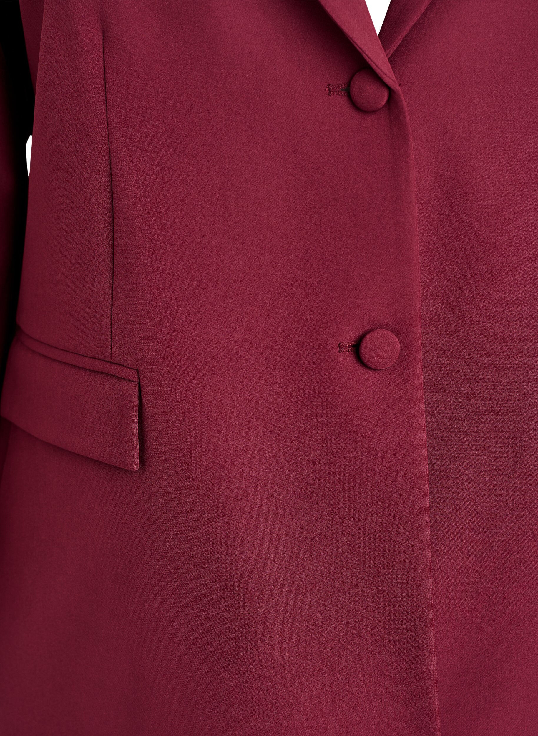 ZizziBlazer classique avec fermeture &agrave; boutons, Bordeaux, Packshot image number 2