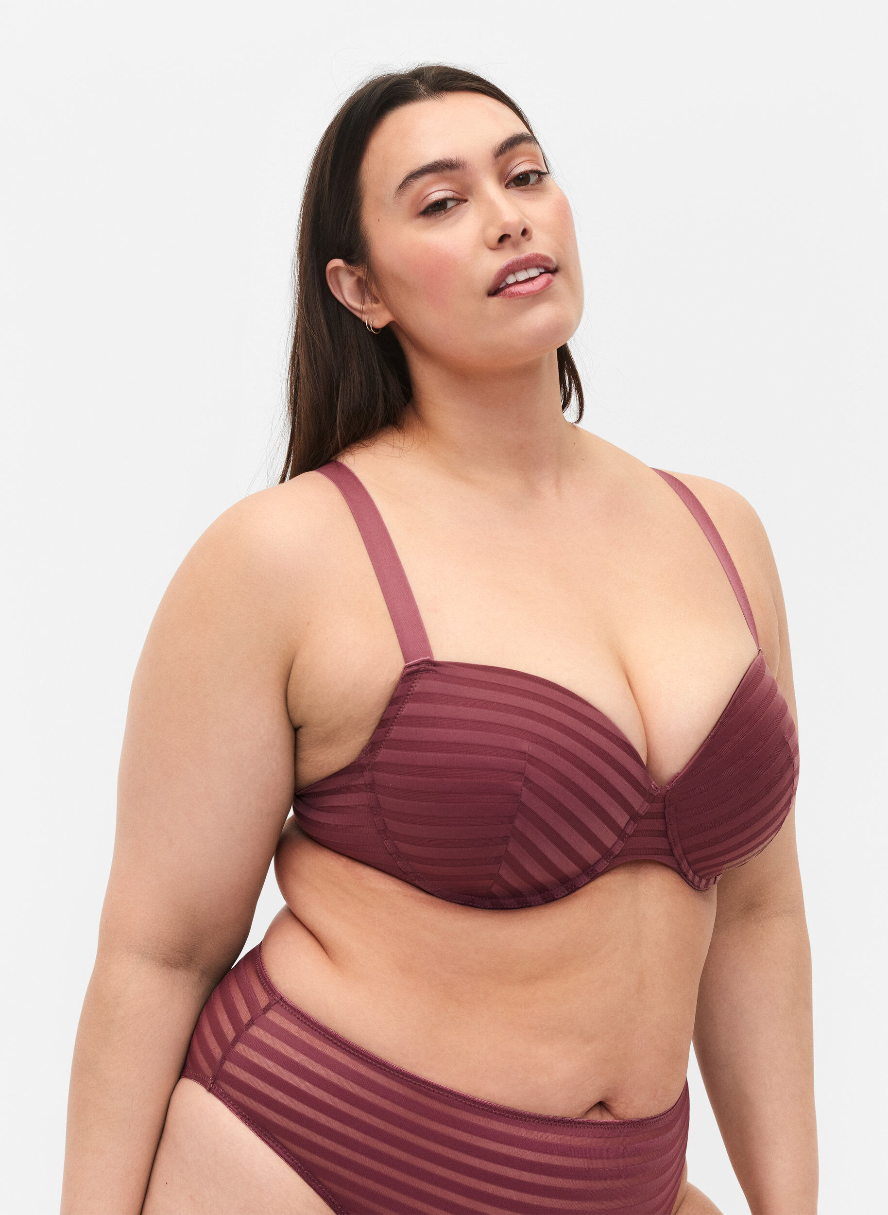 Zizzi Soutien-gorge matelass&eacute; avec armature, Nocturne ASS, Model image number 0