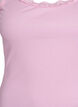 Top mit Spitzensaum, Pink, Packshot image number 2