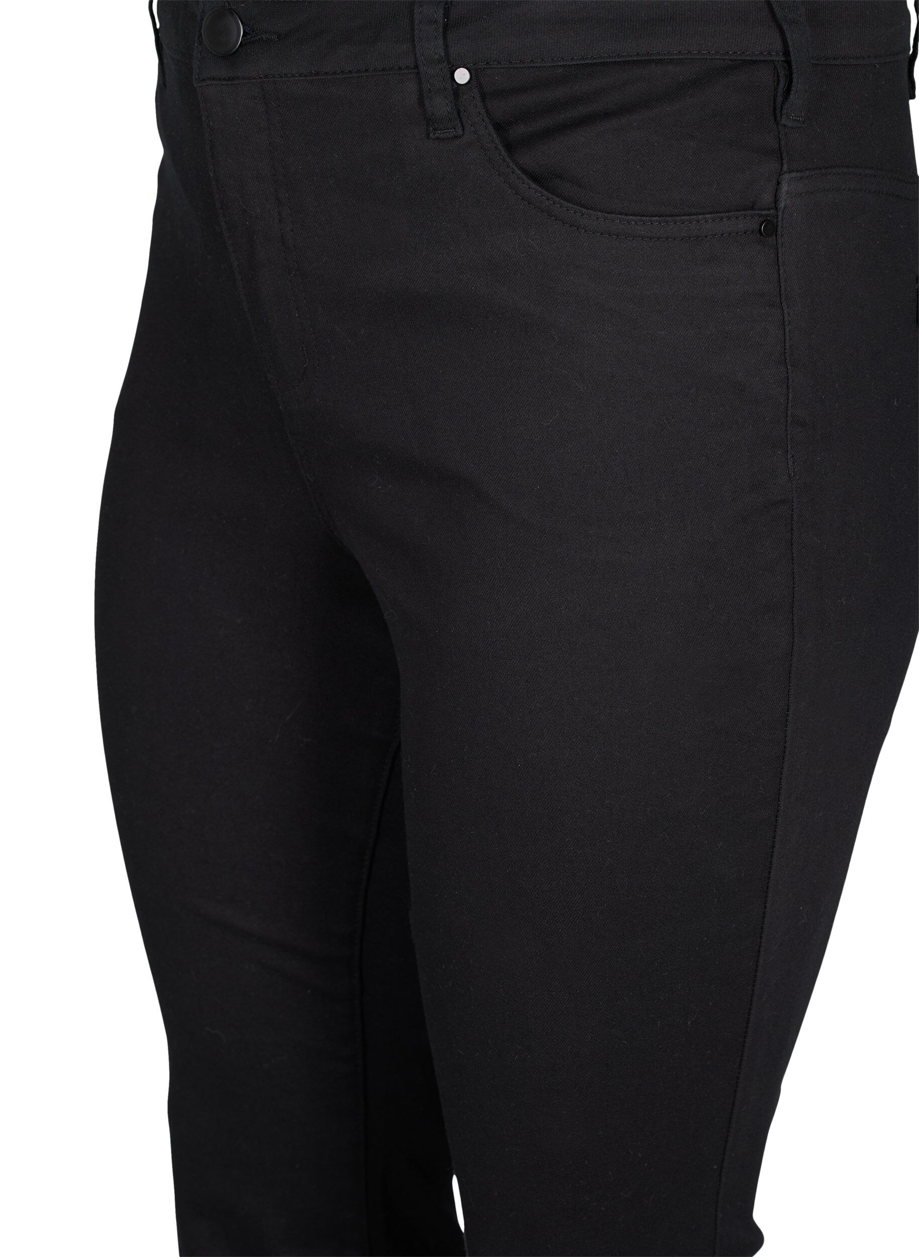 Zizzi Jean bootcut Ellen taille haute, Black, Packshot image number 2