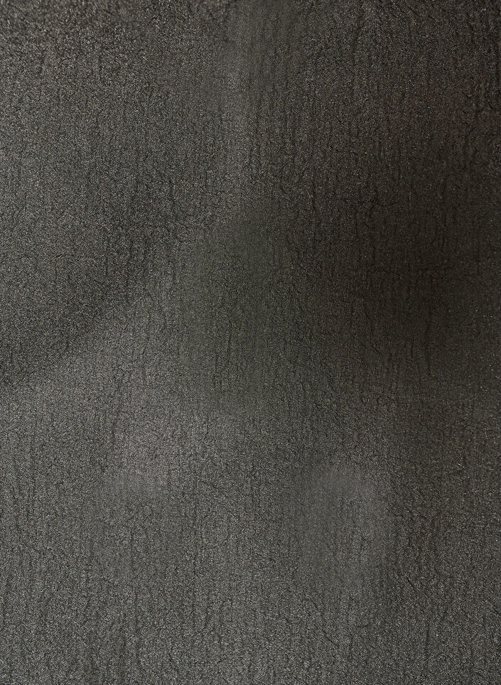 Kurzes Kleid aus Organza mit R&uuml;schensaum, Schwarz, Packshot image number 2