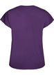 Einfarbiges Trainings-T-Shirt, Lila, Packshot image number 1