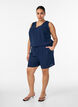 Kurze Hose mit Taschen und elastischem Bund, Blau, Model image number 1