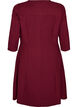Robe &eacute;vas&eacute;e manches 3/4, Bordeaux, Packshot image number 1