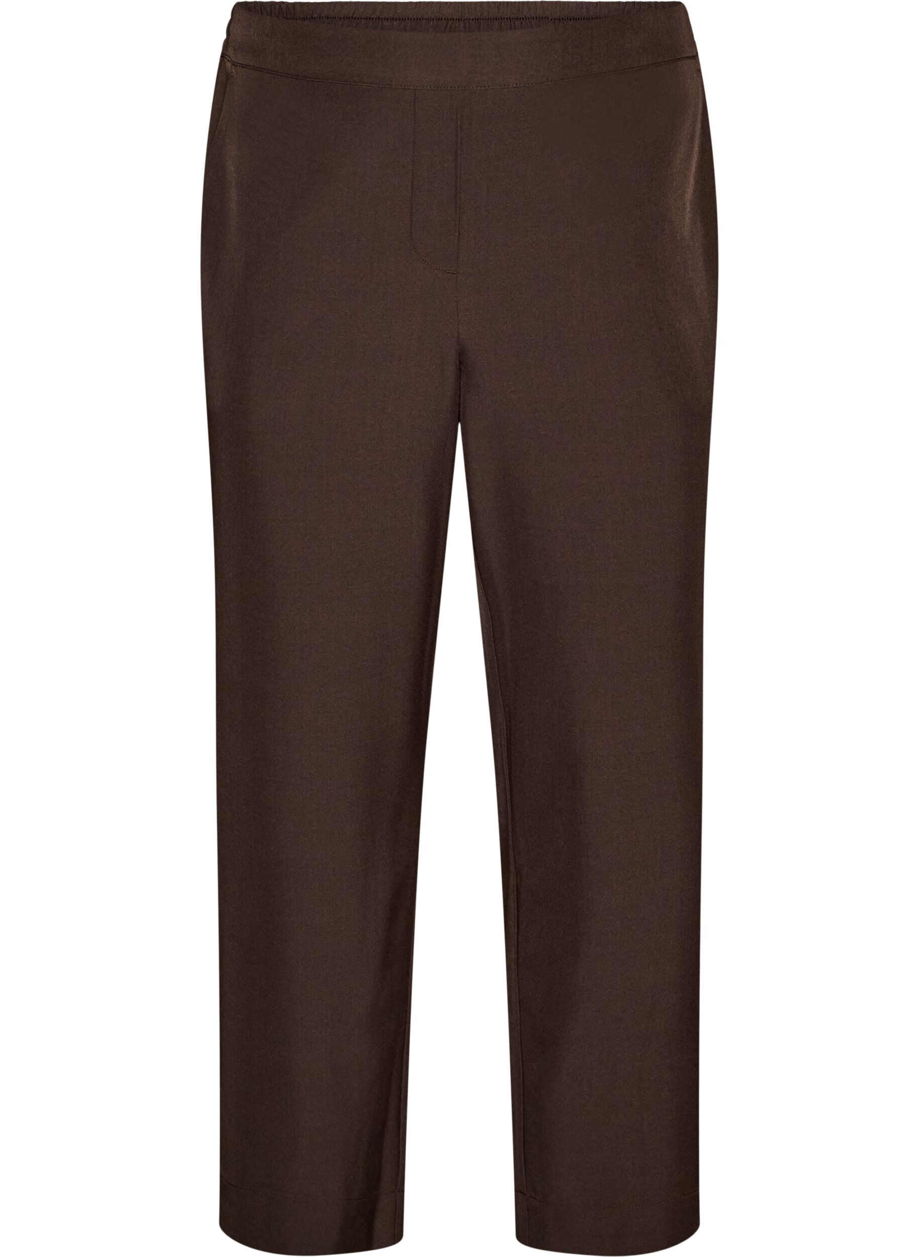ZizziPantalon ample avec poches, Marron, Packshot image number 0