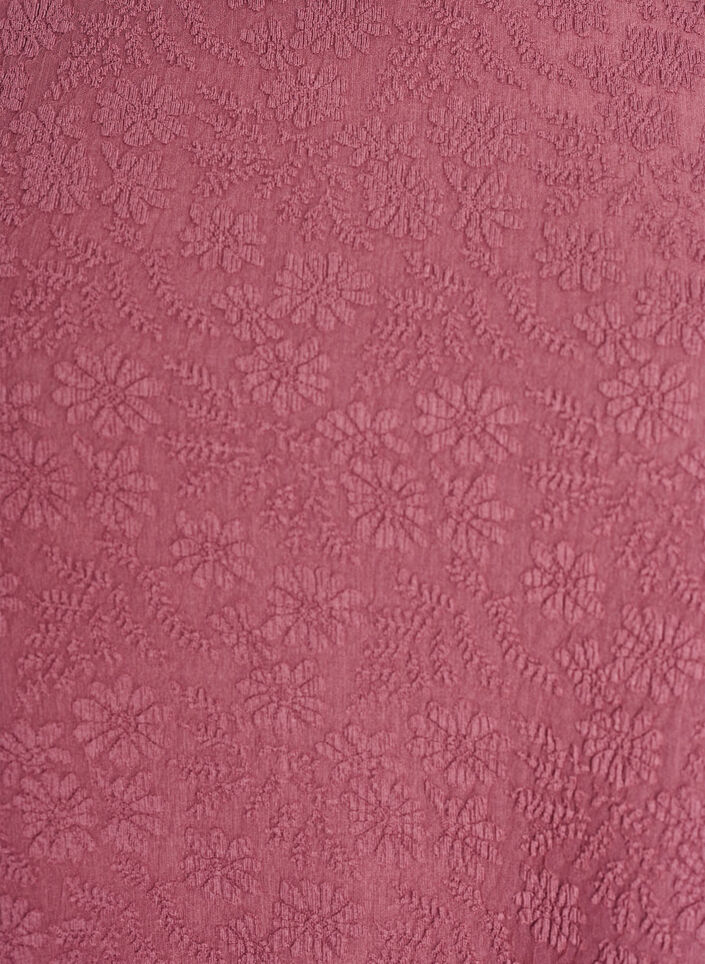 Strukturierte Bluse mit kurzen &Auml;rmeln, Rot, Packshot image number 2