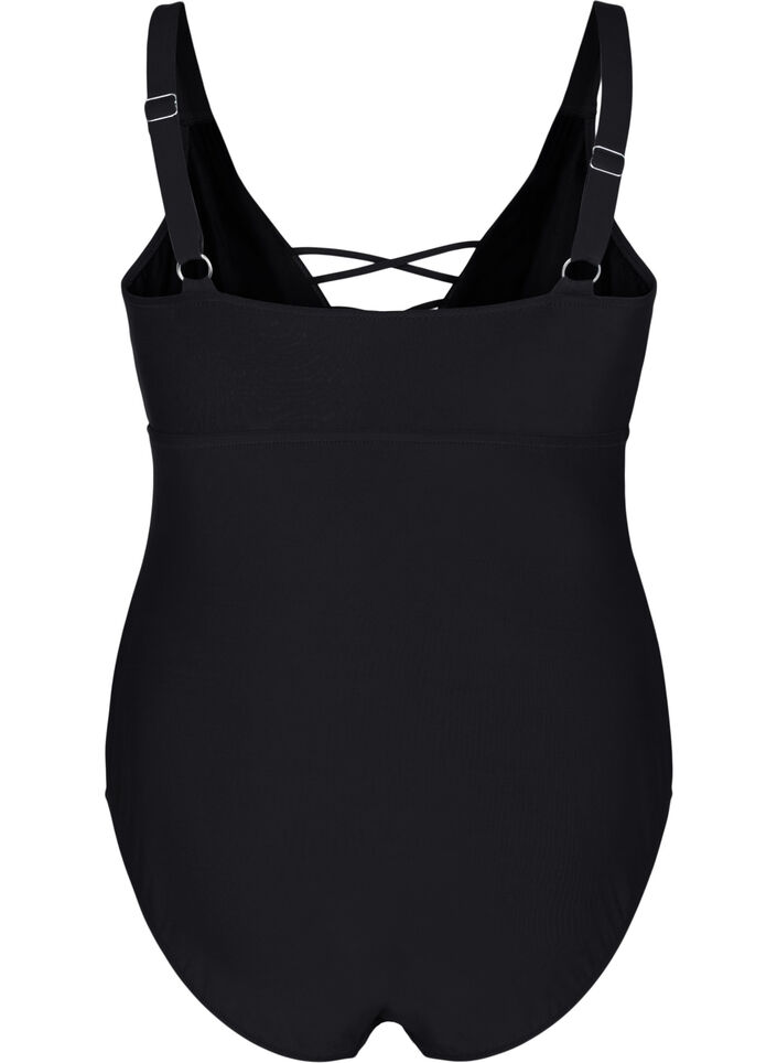 Maillot de bain avec cordon, Black, Packshot image number 1