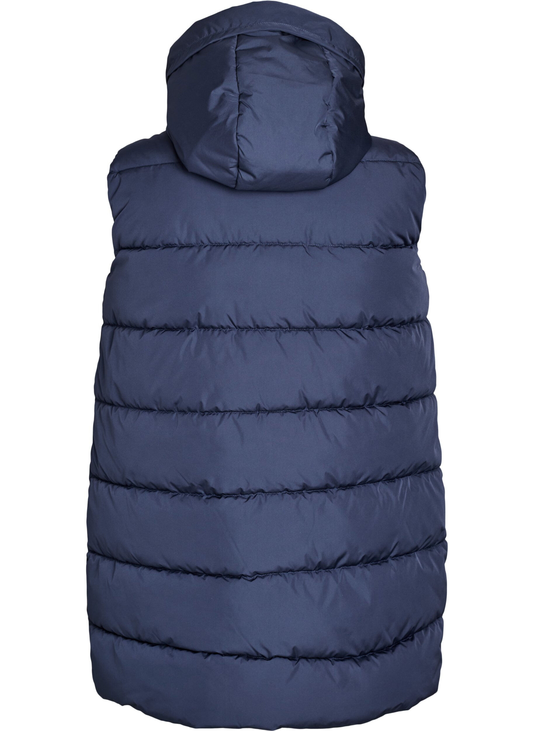 ZizziVeste longue avec capuche et poches, Bleu, Packshot image number 1