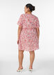 Kurzes Kleid aus Baumwolle mit Blumenprint, Rot, Model image number 2