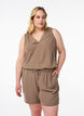 Kurze Hose mit Taschen und elastischem Bund, Braun, Model image number 0