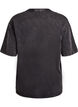 Sportliches T-Shirt aus Baumwolle mit Washed-Effekt, Schwarz, Packshot image number 1