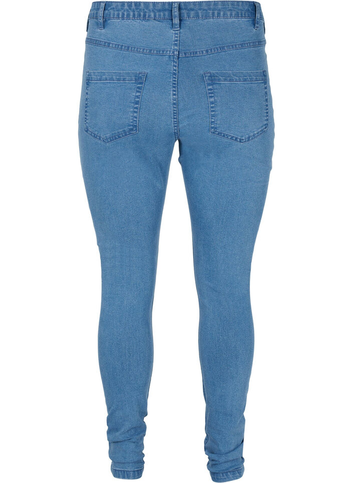 Jean Amy super slim taille haute, Bleu Clair, Packshot image number 1