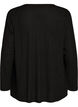 Offener Cardigan aus strukturiertem Jersey, Schwarz, Packshot image number 1