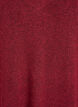 Lang&auml;rmeliges Strickkleid mit V-Ausschnitt, Rot, Packshot image number 2