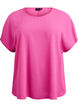 Bluse mit kurzen &Auml;rmeln und Rundhalsausschnitt, Rot, Packshot image number 0