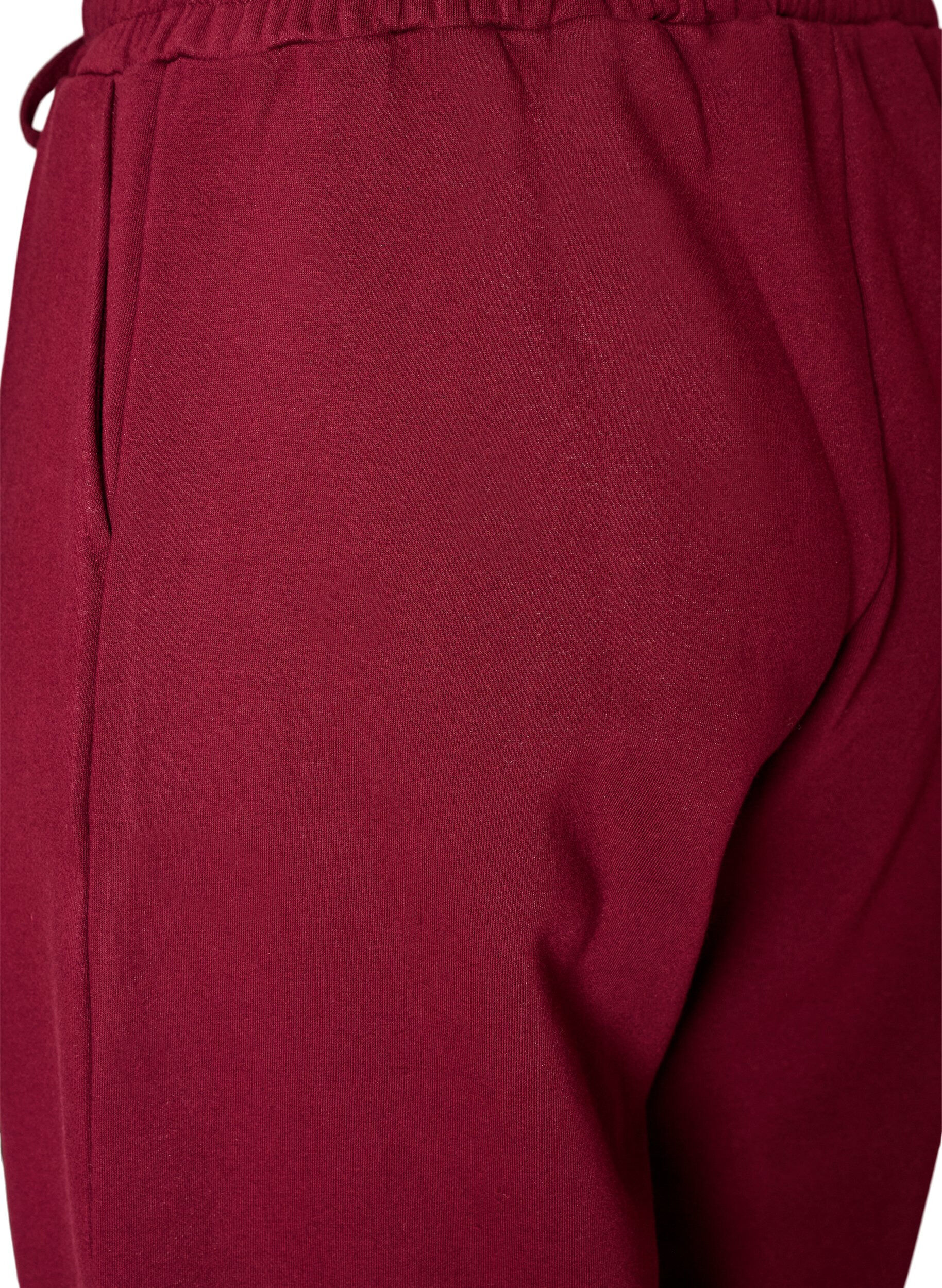 ZizziPantalon de jogging avec poches, Bordeaux, Packshot image number 3