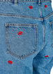 Mille Mom Fit Jeans mit Stickerei, Blau, Packshot image number 3