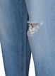 Mille Mom-Fit-Jeans mit Destroyed-Effekt, Light Blue, Packshot image number 3