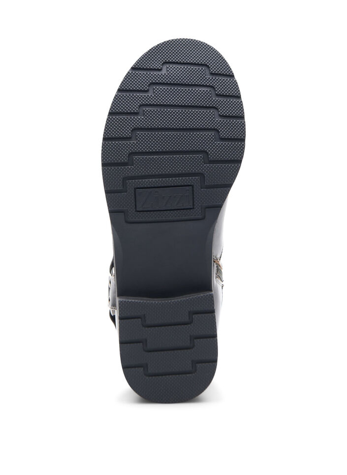 Kurzer Bikerstiefel, Braun, Packshot