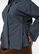 Chemise en coton &agrave; carreaux avec boutonnage dissimul&eacute;, Bleu, Model image number 3