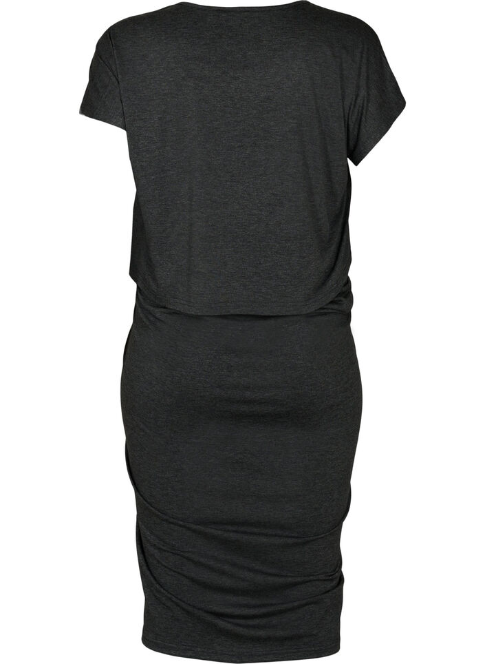 Meliertes Schwangerschaftsset, Black Melange, Packshot image number 1