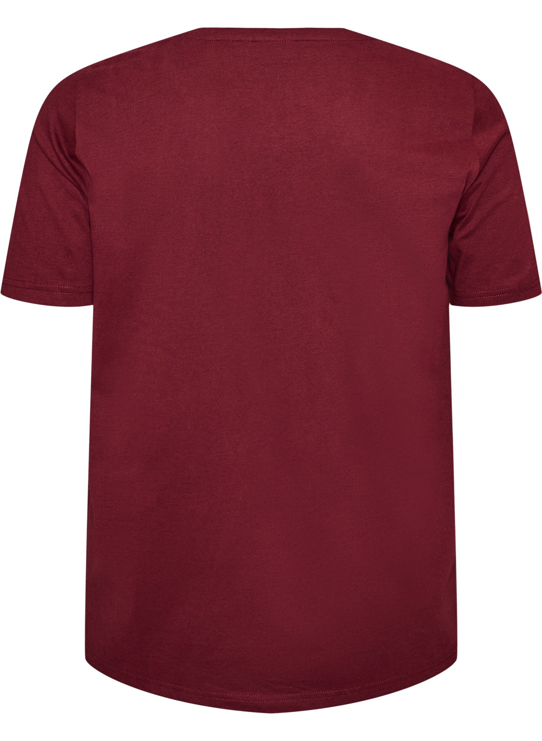 ZizziT-shirt imprim&eacute;, Bordeaux, Packshot image number 1
