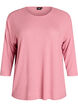 Bluse aus Jersey mit 3/4-&Auml;rmeln, Rot, Packshot image number 0