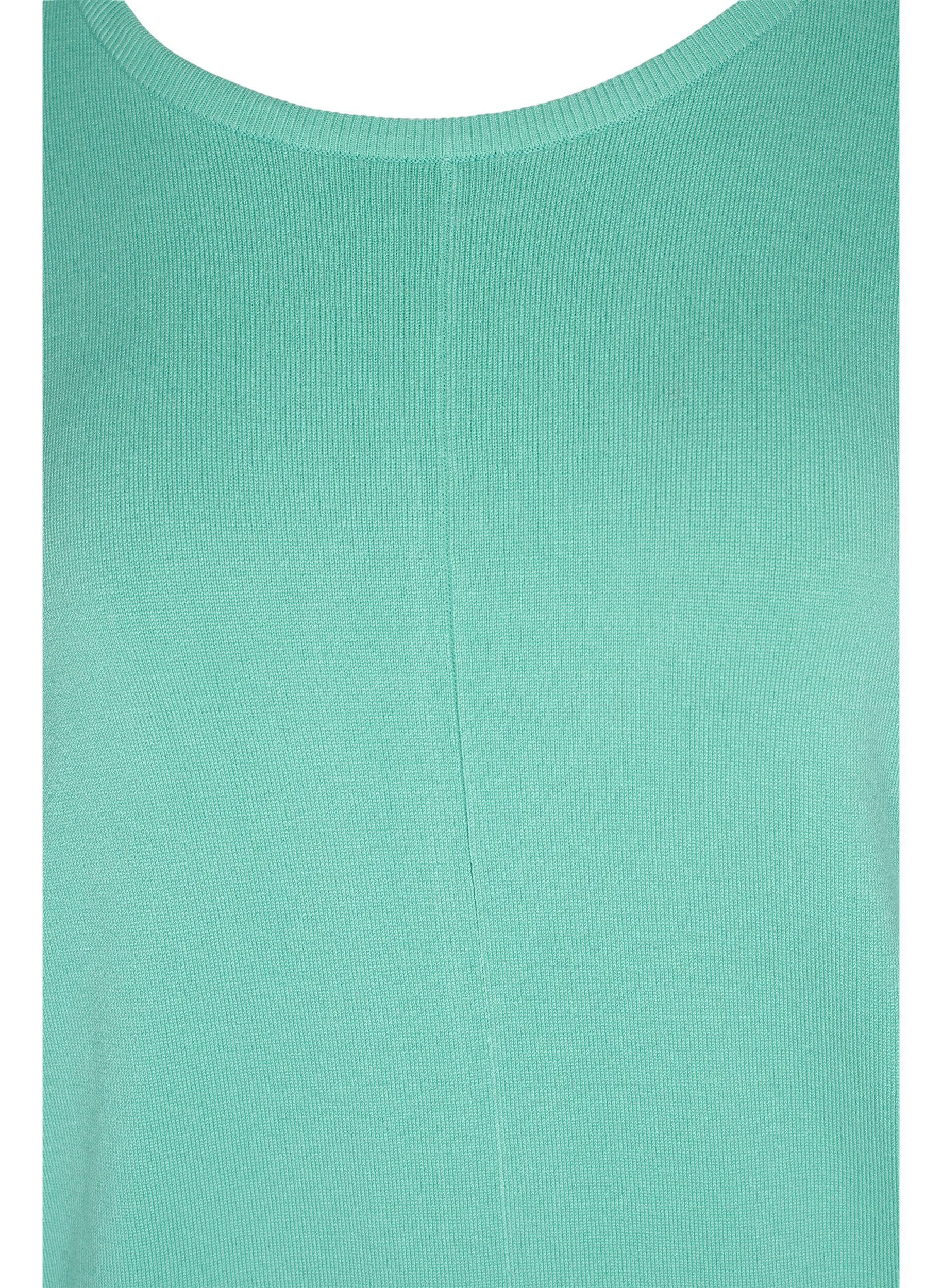 Zizzi Strickbluse , Dusty Jade Green, Packshot image number 2