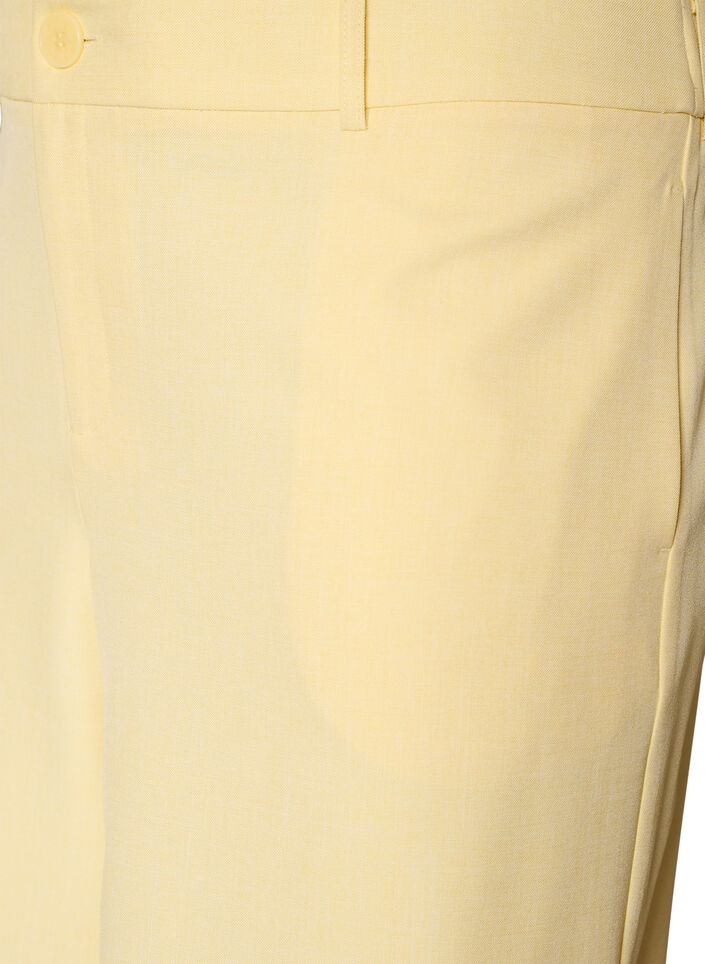 Lockere Bermudashorts mit hoher Taille, Gelb, Packshot image number 2