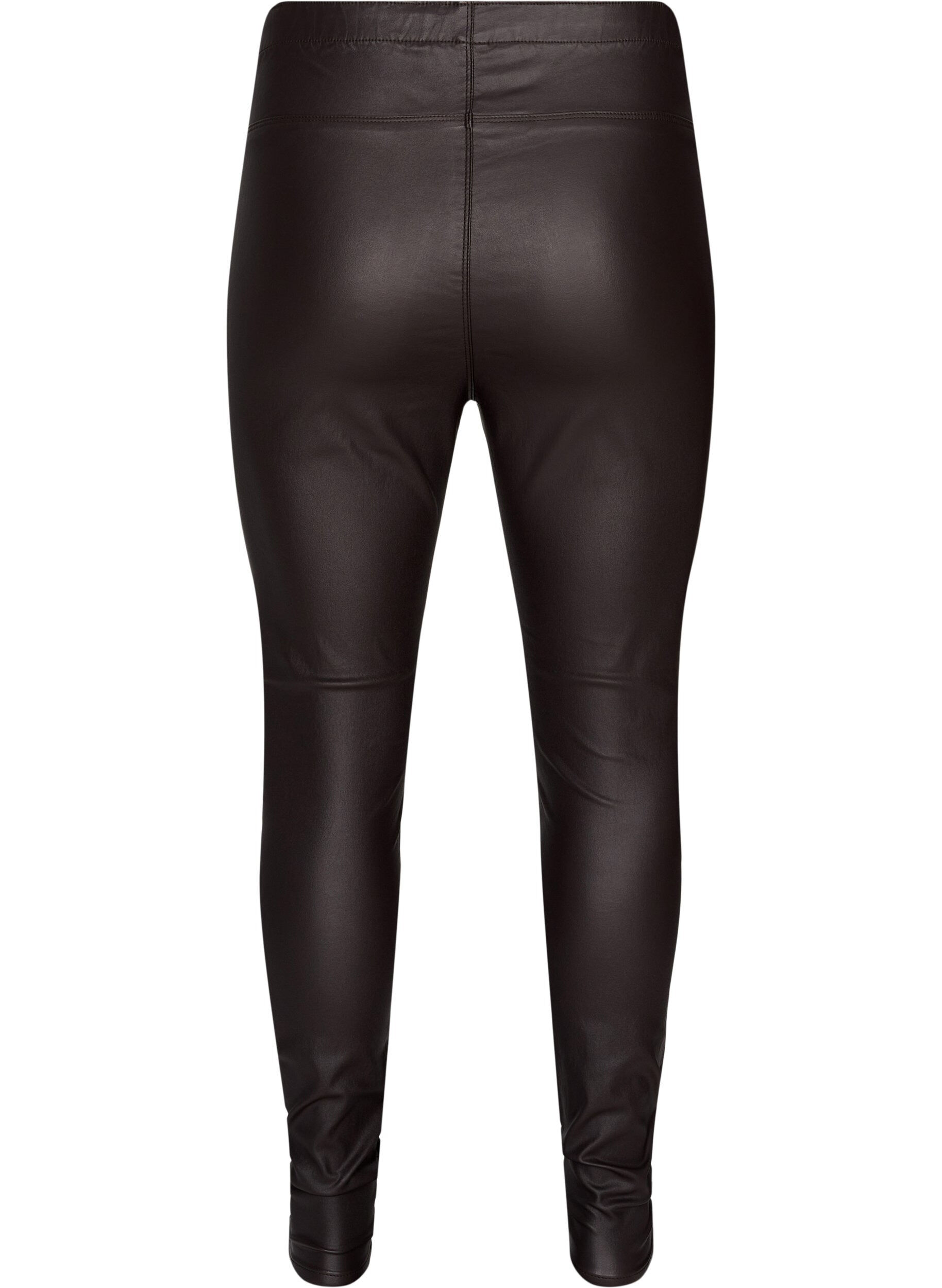 Zizzi Beschichtete Leggings aus Viskosemix, After Dark, Packshot image number 1