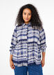 Gemusterte Bluse, Blau, Model image number 0