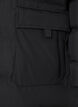 Doudoune avec capuche et poches, Noir, Packshot image number 3