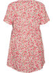 Kurzes Kleid aus Baumwolle mit Blumenprint, Rot, Packshot image number 1