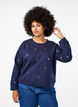 Sweatshirt mit Ösen, Blau, Model image number 0