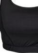 Sport-BH mit Racerback, Schwarz, Packshot image number 2