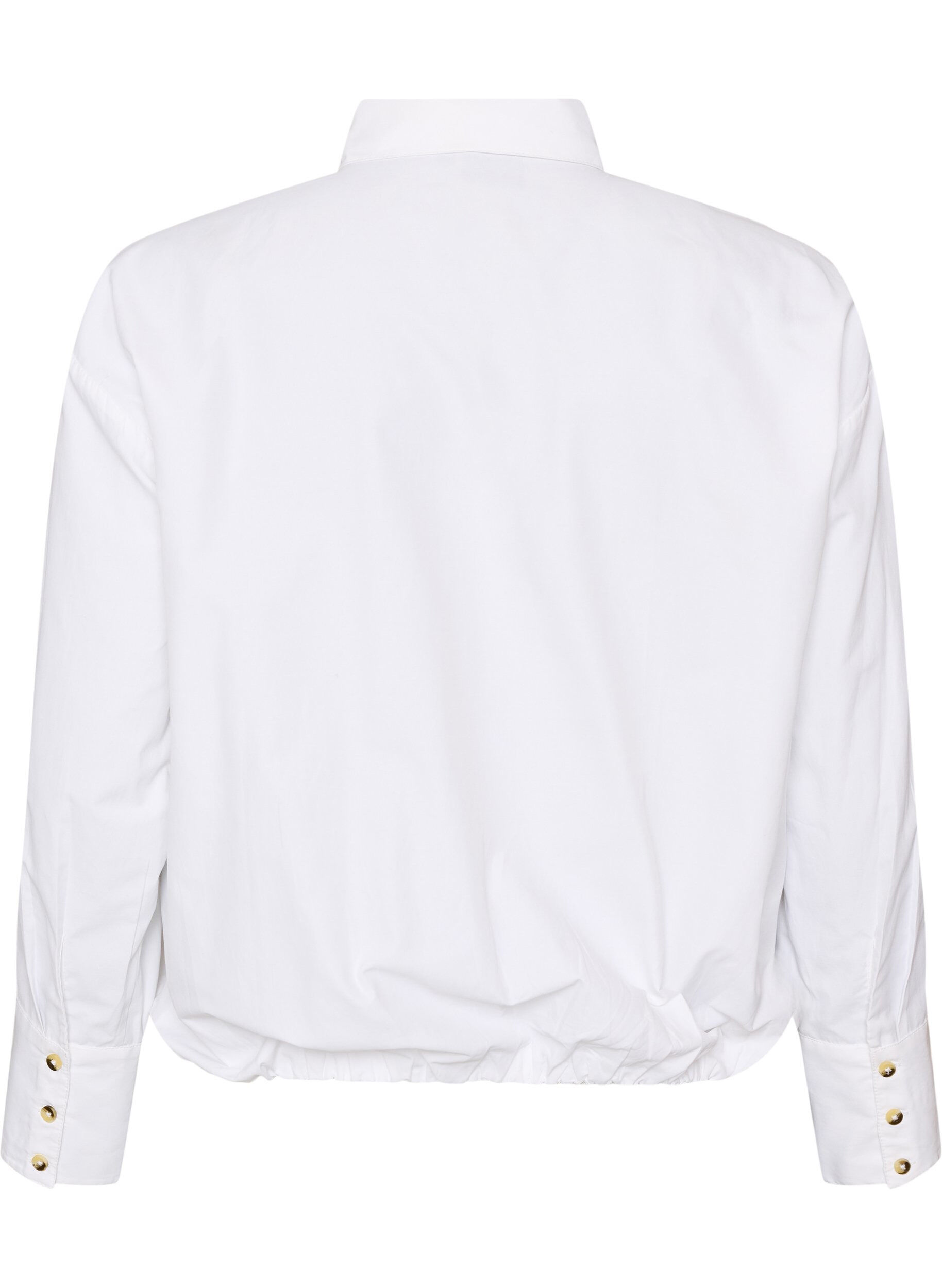 ZizziChemise coupe ballon avec poche poitrine, Blanc, Packshot image number 1