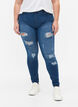 Jeggings mit Rissen, Dark blue, Model image number 2