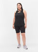 Top de sport avec mesh et dos nageur, Black, Model image number 2