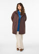 Veste de printemps hydrofuge avec coupe en A, Marron, Model image number 1
