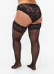 Halterlose Str&uuml;mpfe in 20 Denier, Schwarz, Model image number 0