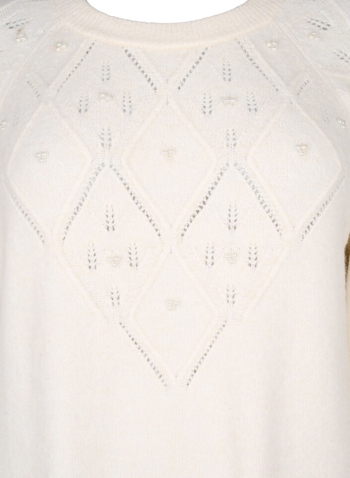 Robe en maille avec motif et perles, Birch Mel., Packshot image number 2