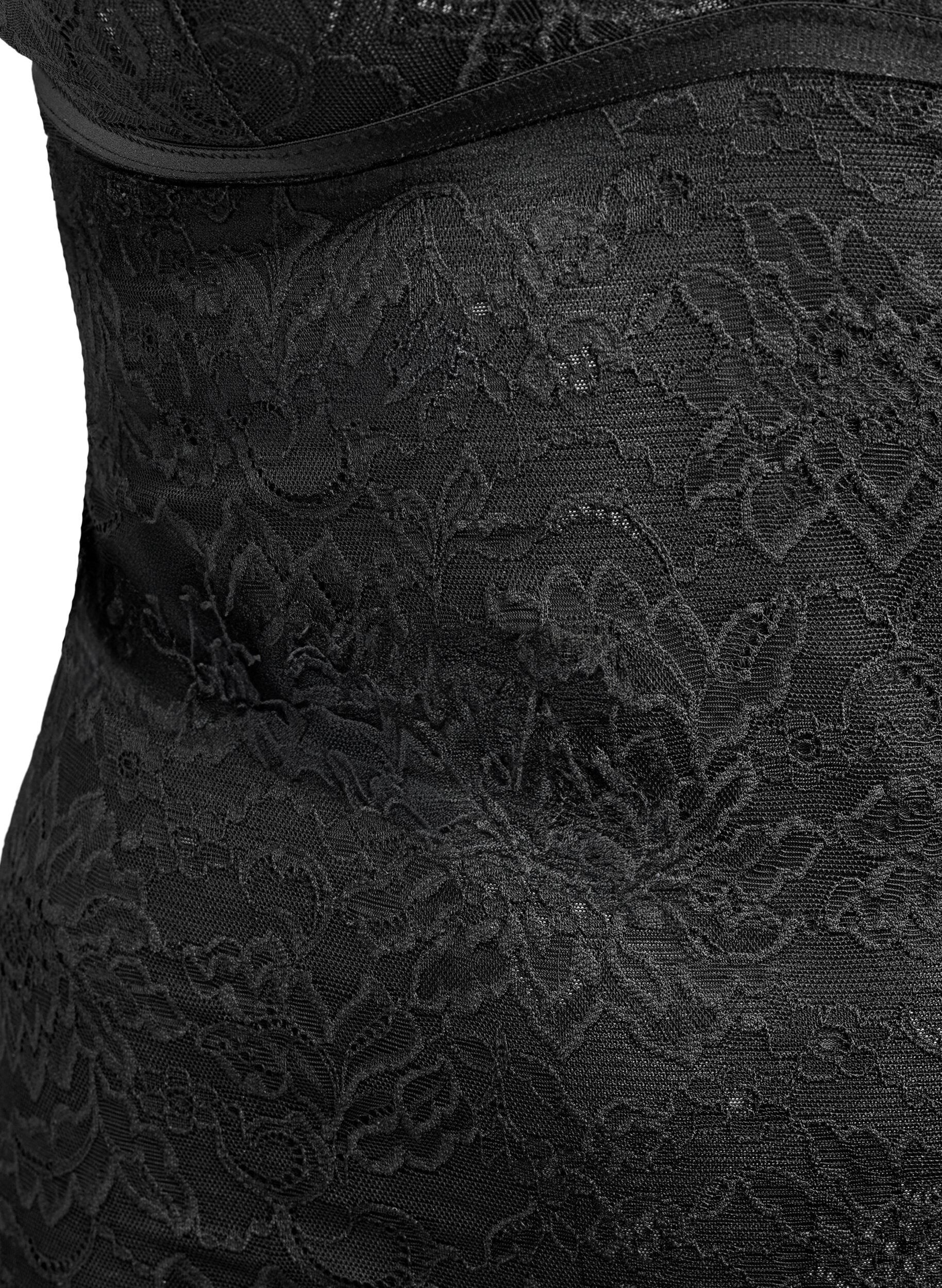 Zizzi Body en dentelle &agrave; effet gainant, Noir, Packshot image number 2