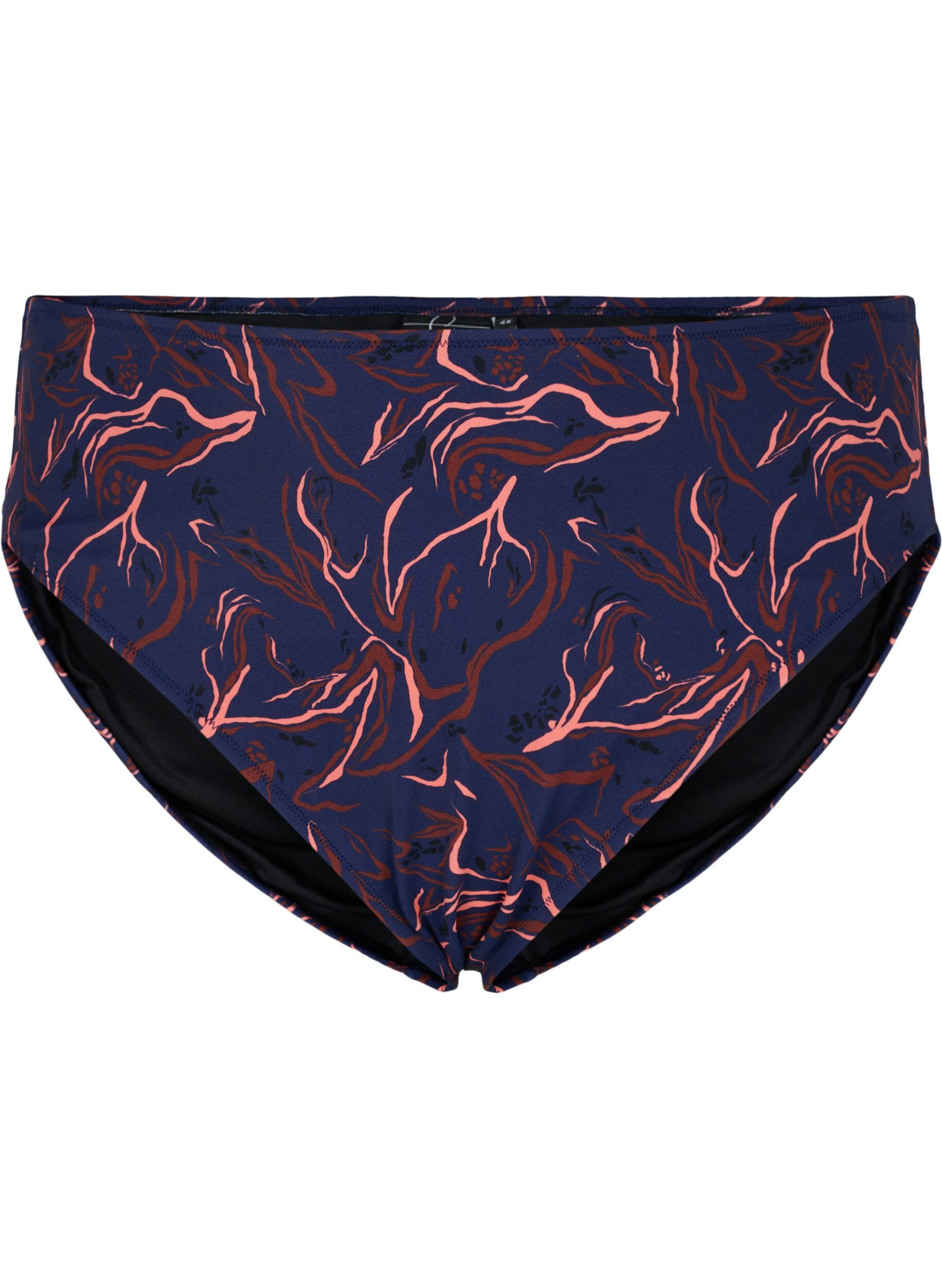 Bas de bikini taille haute avec jambe &eacute;chancr&eacute;e