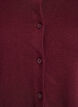 Feinstrick-Strickjacke mit Rundhalsausschnitt, Rot, Packshot image number 2