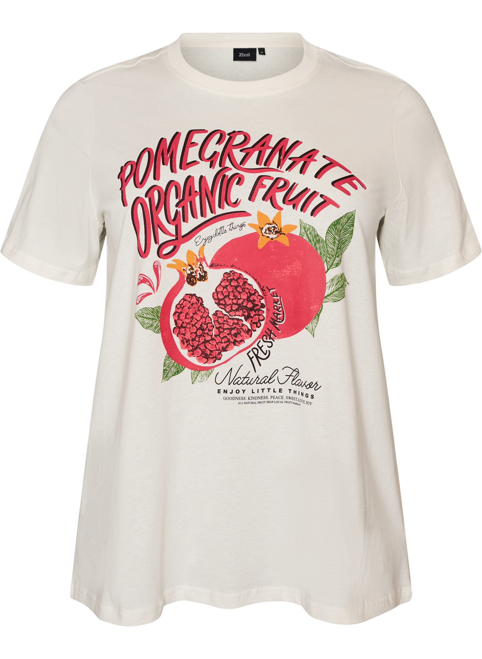 T-shirt en coton avec imprim&eacute;